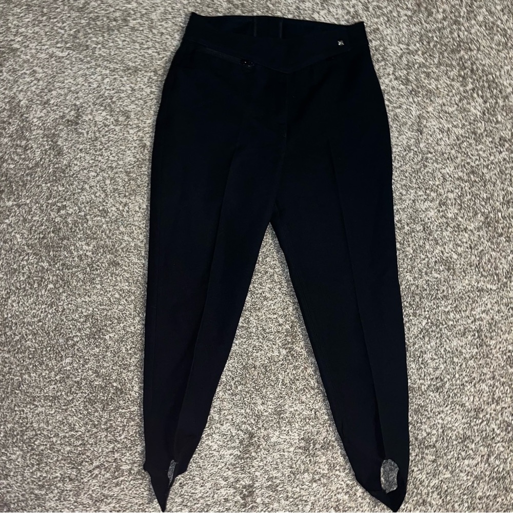 OBERMEYER Black Stirrup Ski Snow Pants Size 12